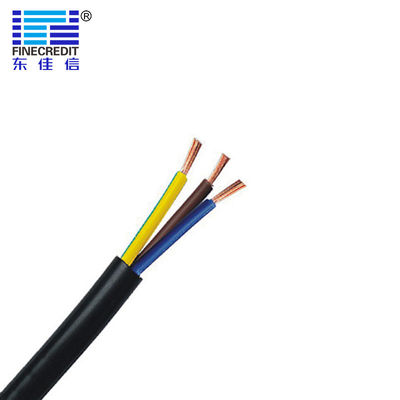 VDE CCC 3 Core Electrical Cable , H03VV-F H05VV-F PVC Electrical Cables