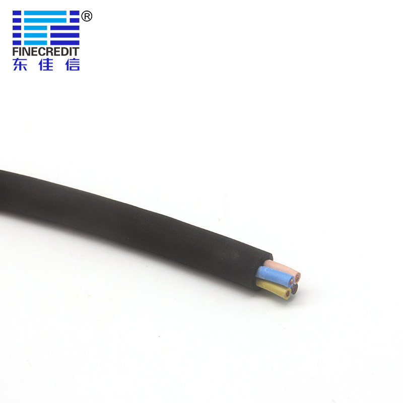 H07RN-F H05RN-F 1.5-6mm2 Flexible Rubber Cable YZW Rubber Jacket Electrical Cable