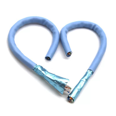 HDPE καλωδίων δικτύων αγωγών CAT6A FTP OFC 0.58mm εύκαμπτη θήκη PVC